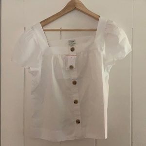 JCrew Square Neck Top